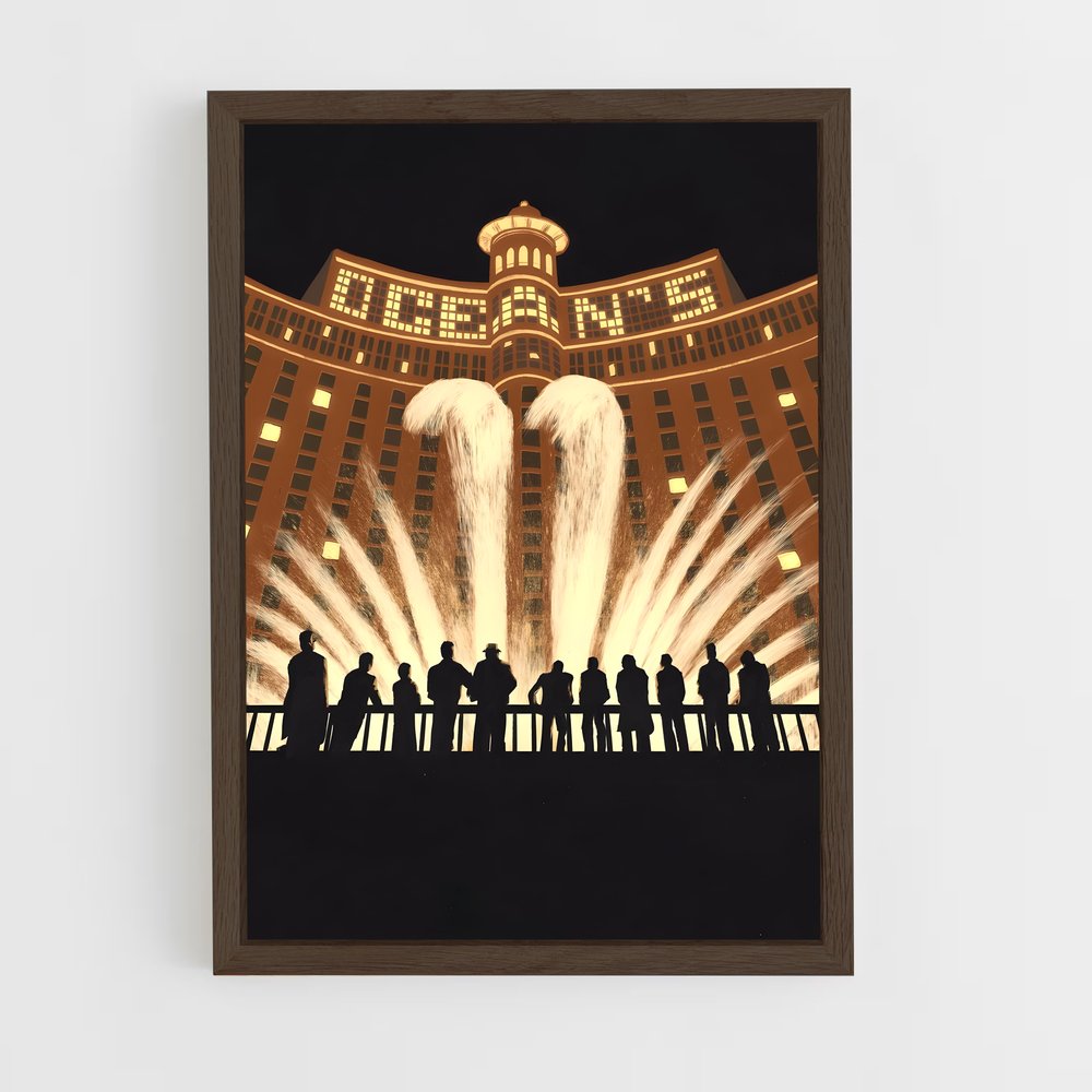 ap-oceans eleven-2 cadre Bois foncé
