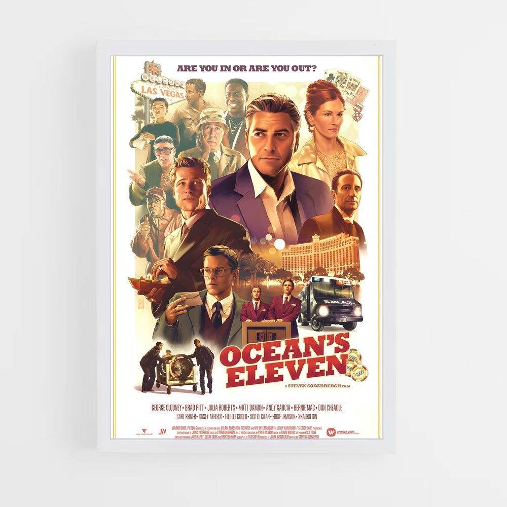 ap-oceans eleven-3 cadre Blanc