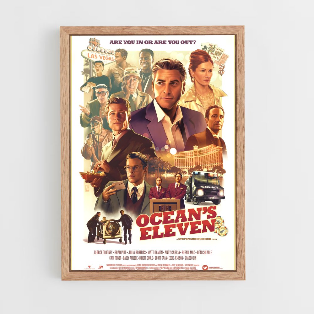 ap-oceans eleven-3 cadre Bois clair