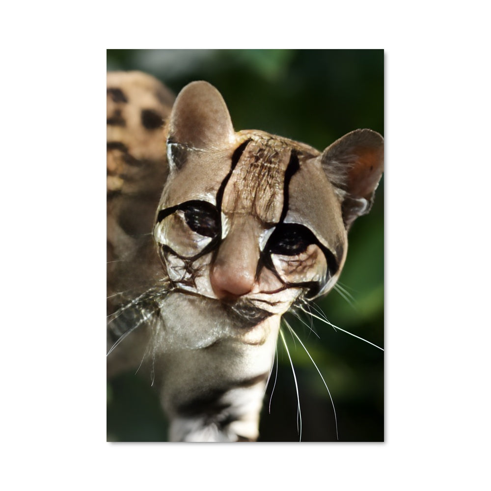 Poster Chat Nuageux