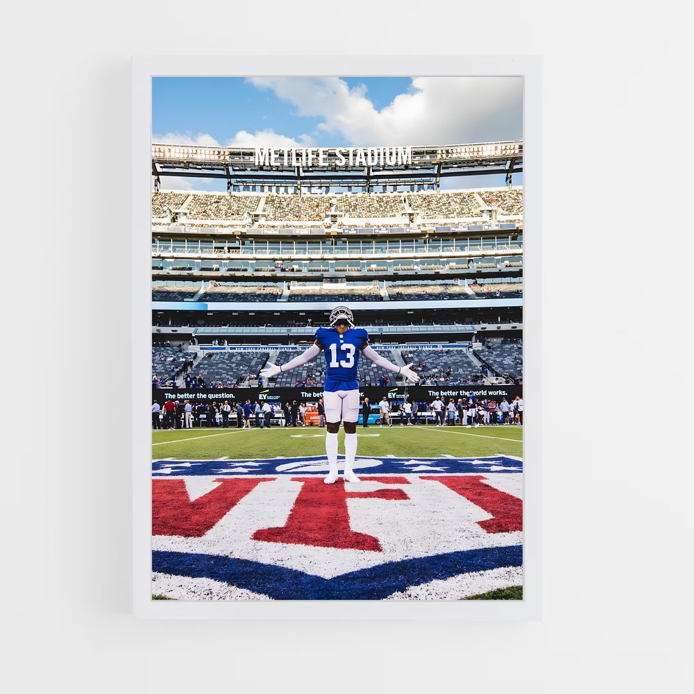 ap-odell beckham jr-1 cadre Blanc
