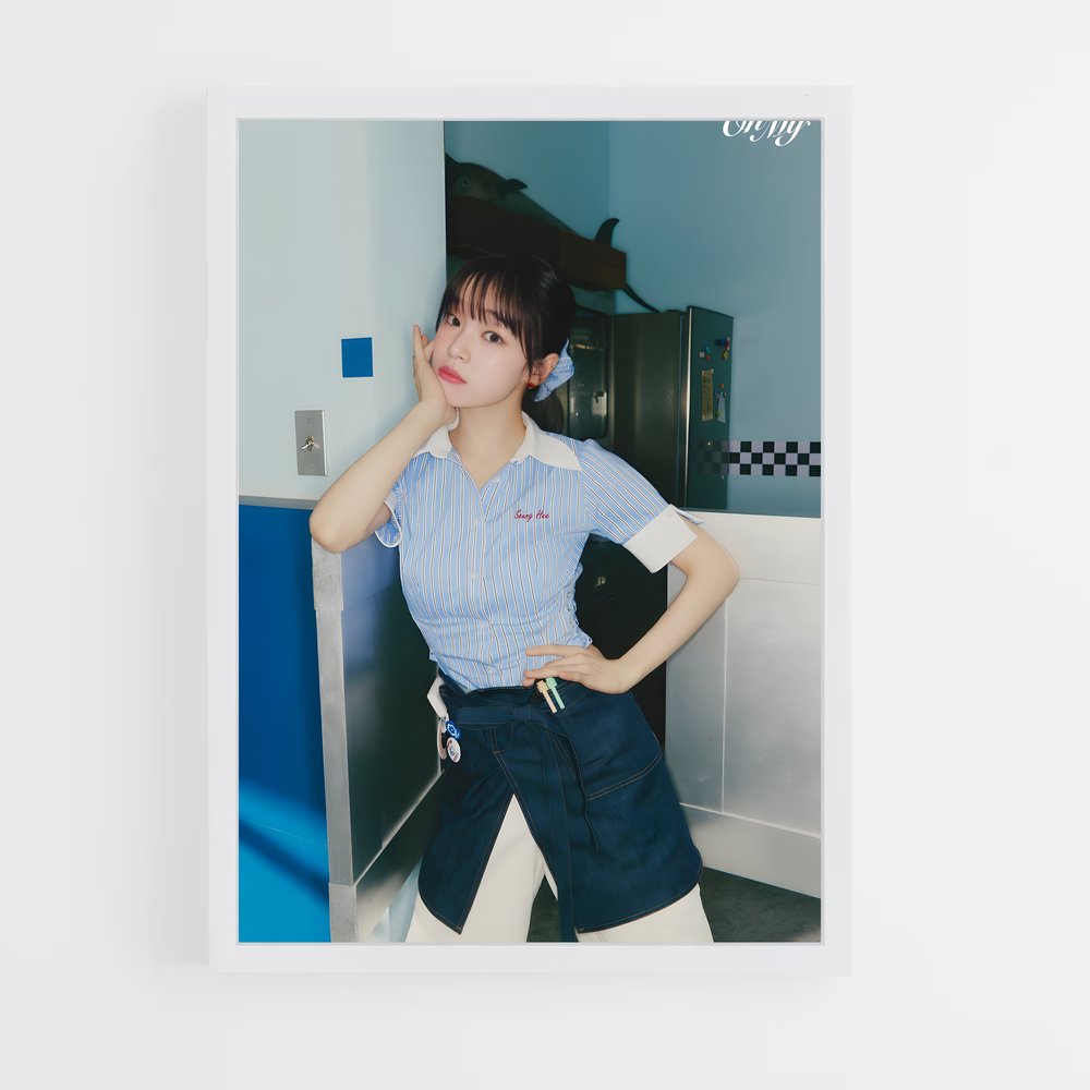 ap-oh my girl-4 cadre Blanc