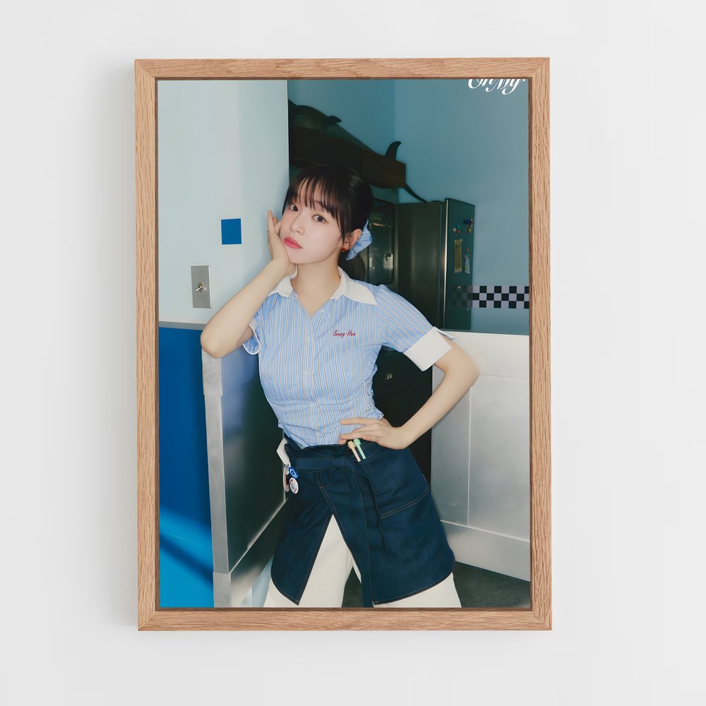 ap-oh my girl-4 cadre Bois clair