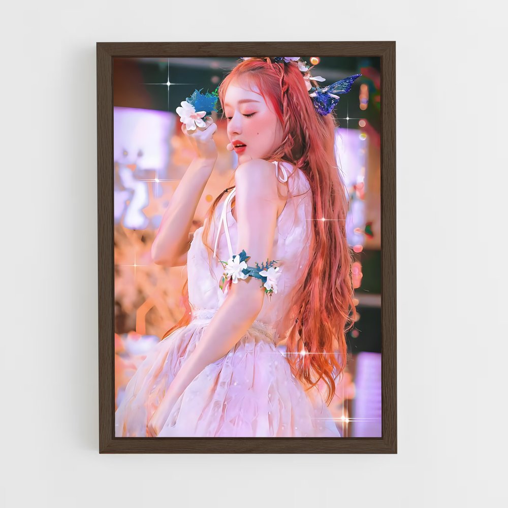 ap-oh my girl-5 cadre Bois foncé