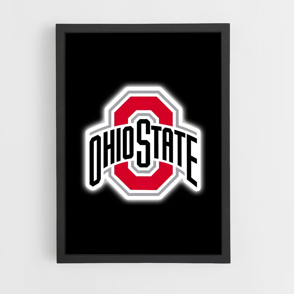 ap-ohio state buckeyes-4 cadre Noir