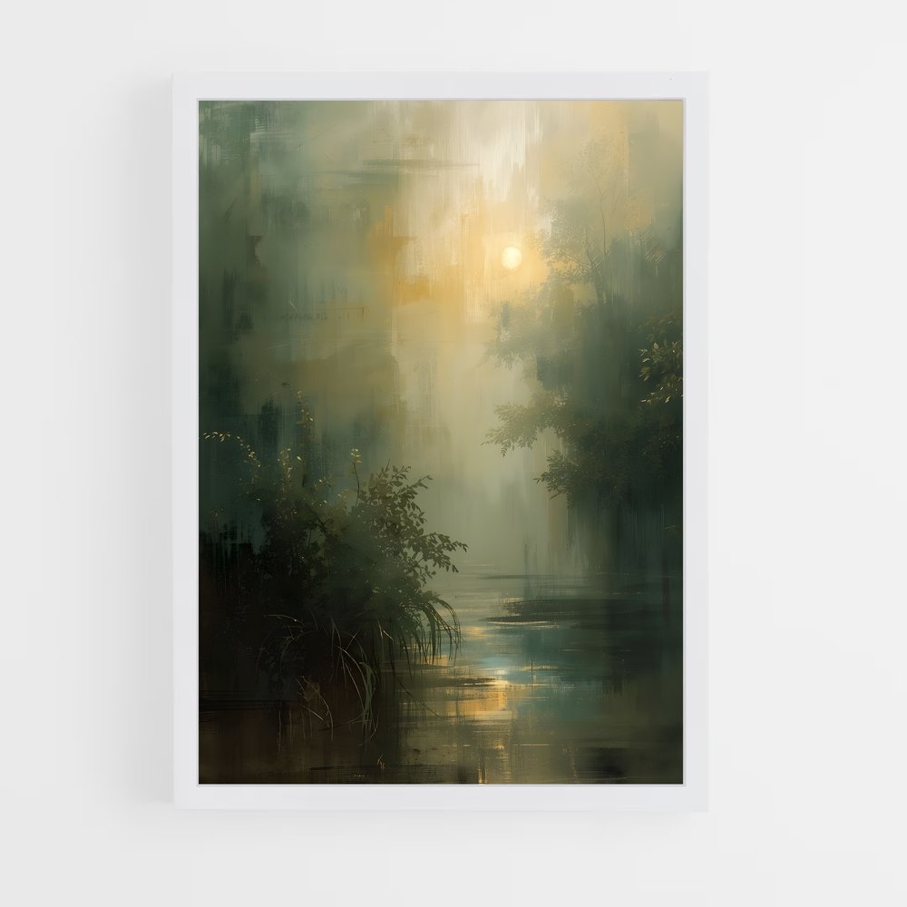 ap-oil painting-2 cadre Blanc
