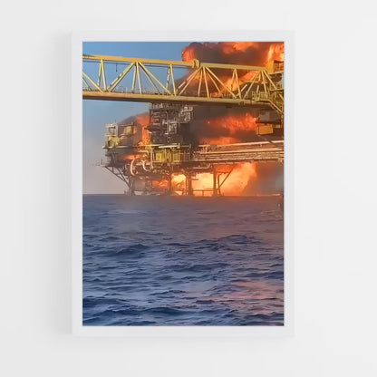 ap-oil rig worker-6 cadre Blanc