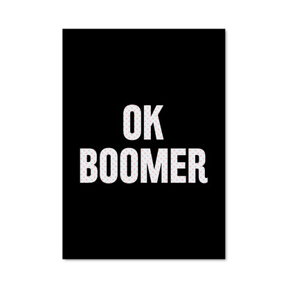 Poster Ok Boomer Vibes