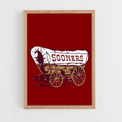 ap-oklahoma sooners-2 cadre Bois clair