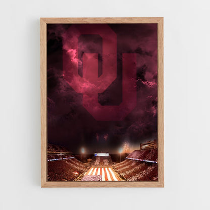 ap-oklahoma sooners-3 cadre Bois clair
