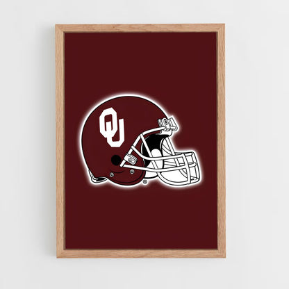 ap-oklahoma sooners-4 cadre Bois clair