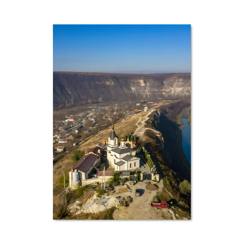 Poster Église des Falaises