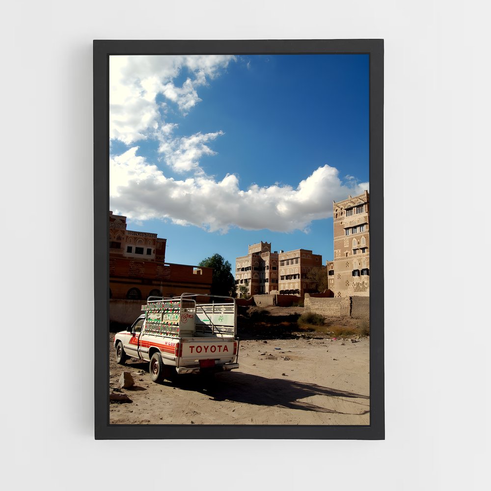 ap-old city sanaa-7 cadre Noir