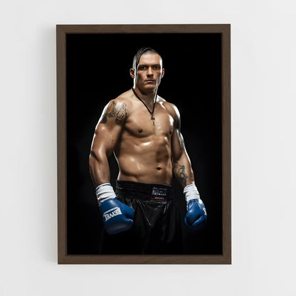 ap-oleksandr usyk-3 cadre Bois foncé