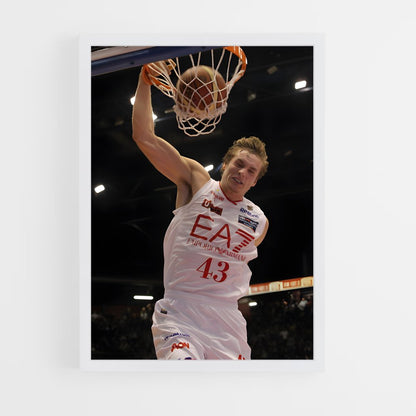ap-olimpia milano basketball-3 cadre Blanc