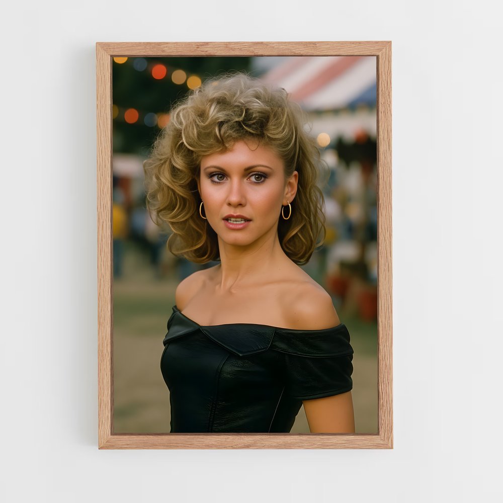 ap-olivia newton-john-1 cadre Bois clair