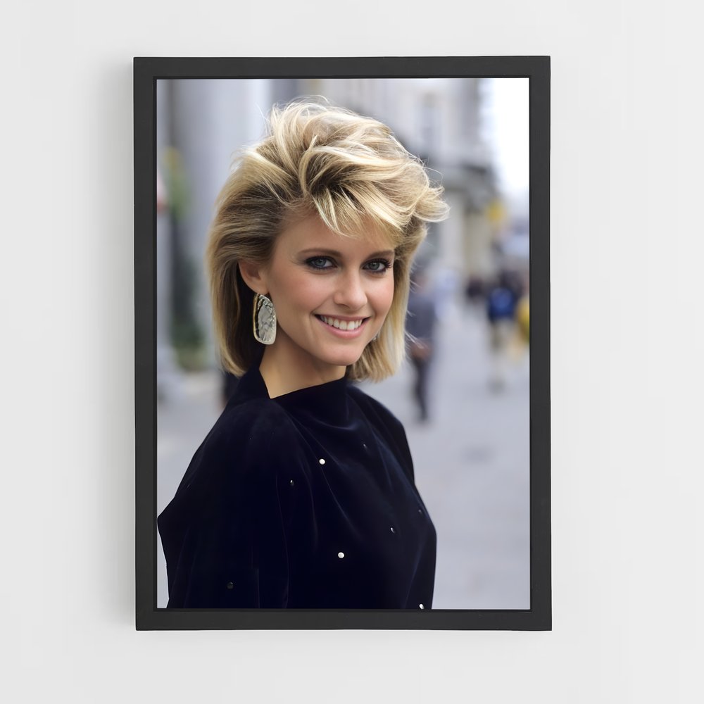 ap-olivia newton-john-12 cadre Noir