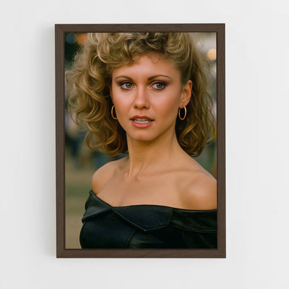 ap-olivia newton-john-13 cadre Bois foncé