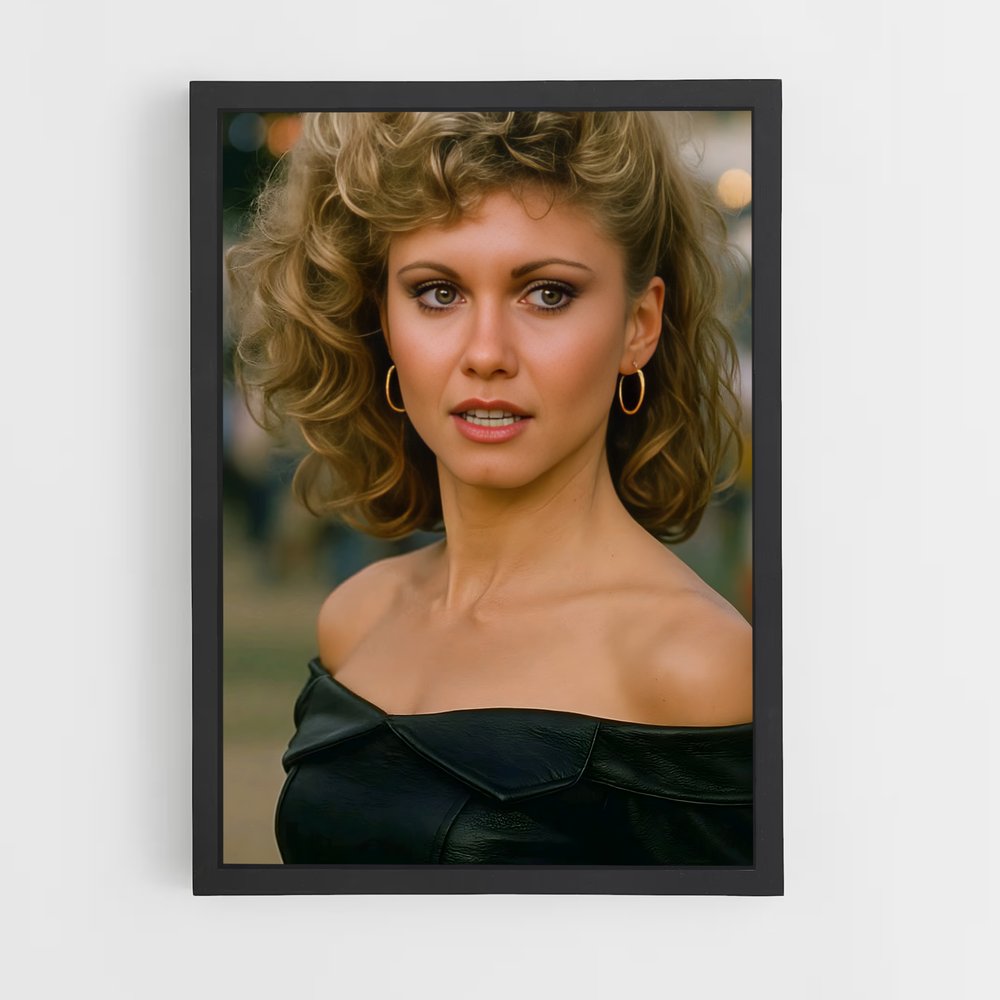 ap-olivia newton-john-13 cadre Noir