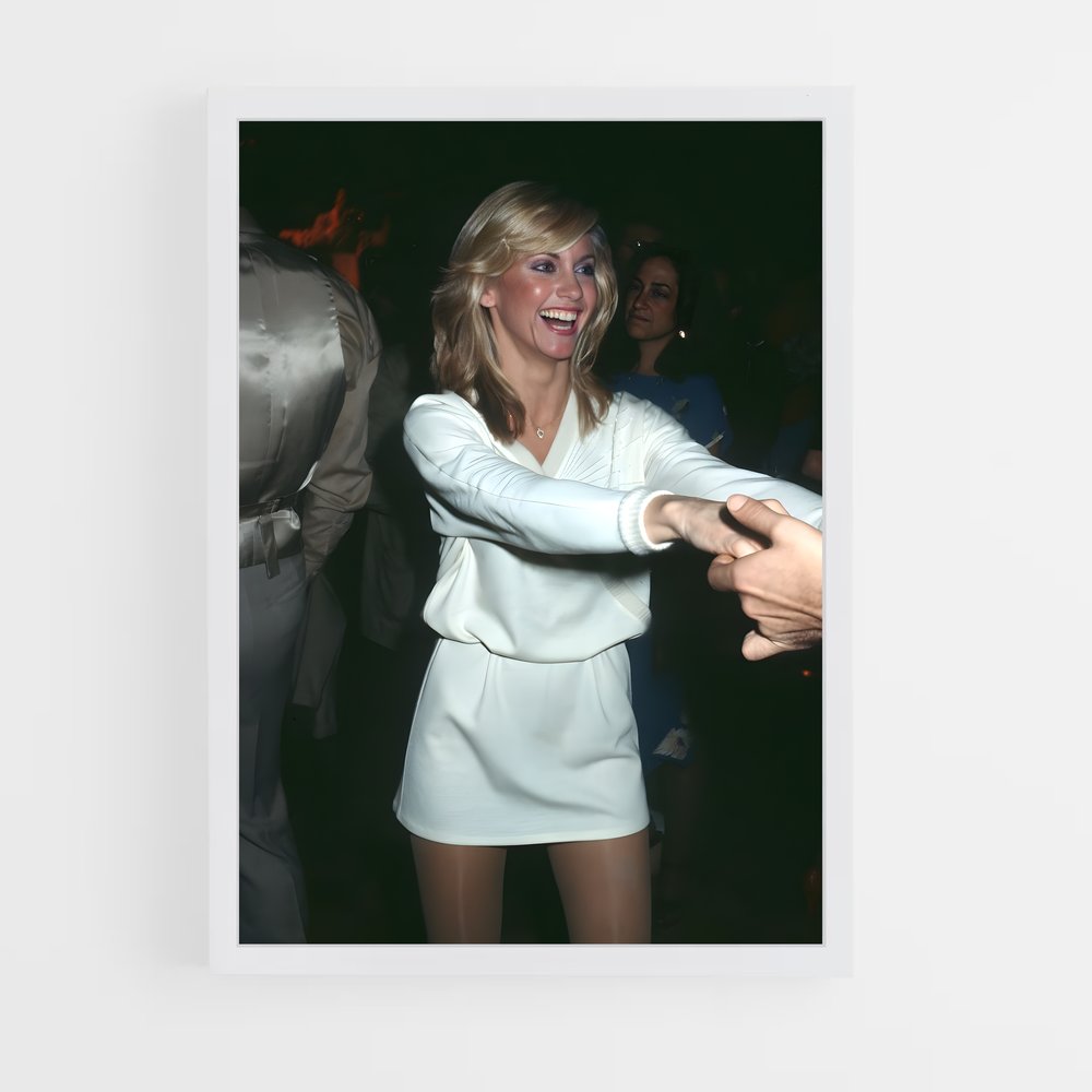 ap-olivia newton-john-2 cadre Blanc