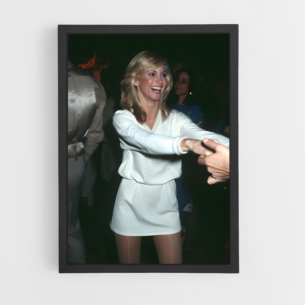ap-olivia newton-john-2 cadre Noir