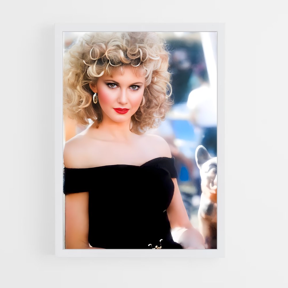 ap-olivia newton-john-3 cadre Blanc