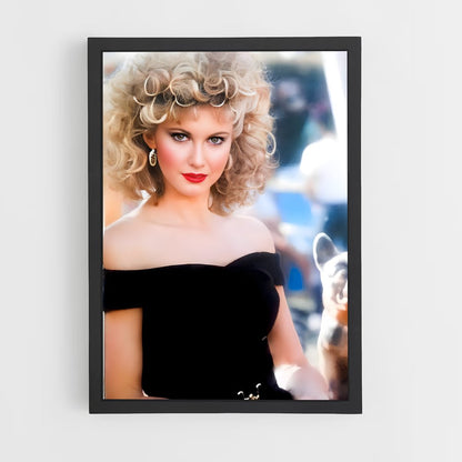 ap-olivia newton-john-3 cadre Noir