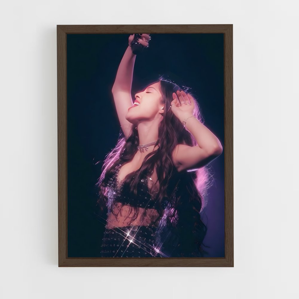 ap-olivia rodrigo-3 cadre Bois foncé
