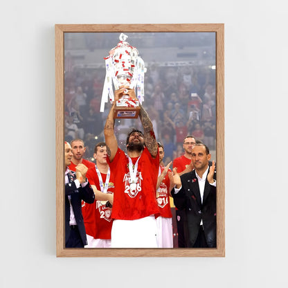 ap-olympiacos basketball-1 cadre Bois clair