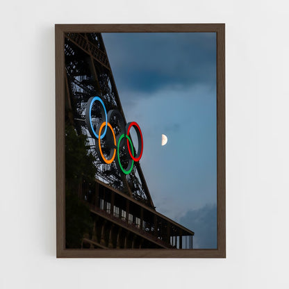 ap-olympic games-1 cadre Bois foncé