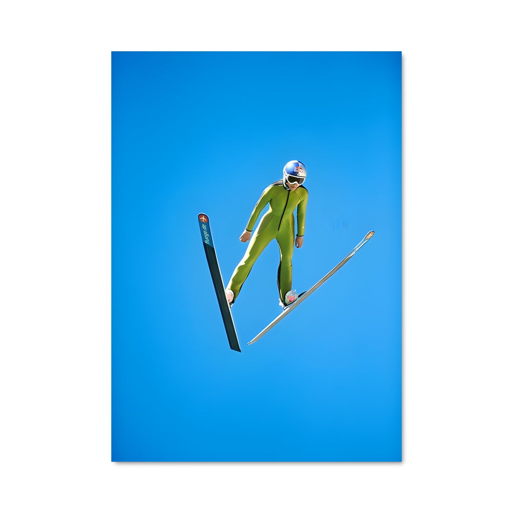 Poster Olympics ski jumping 75729