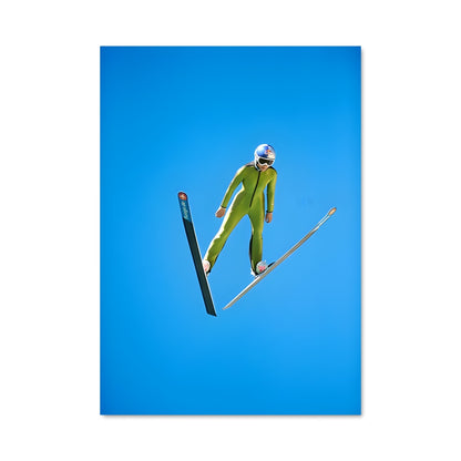 Poster Olympics ski jumping 75729