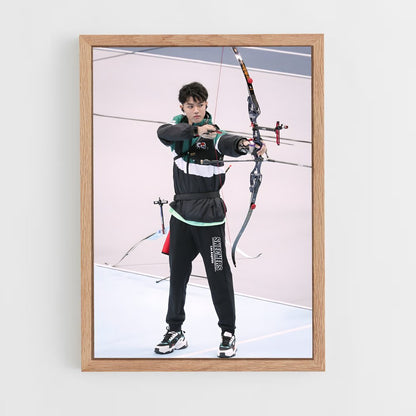 ap-olympics archery-2 cadre Bois clair
