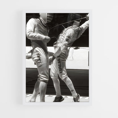 ap-olympics fencing-1 cadre Blanc