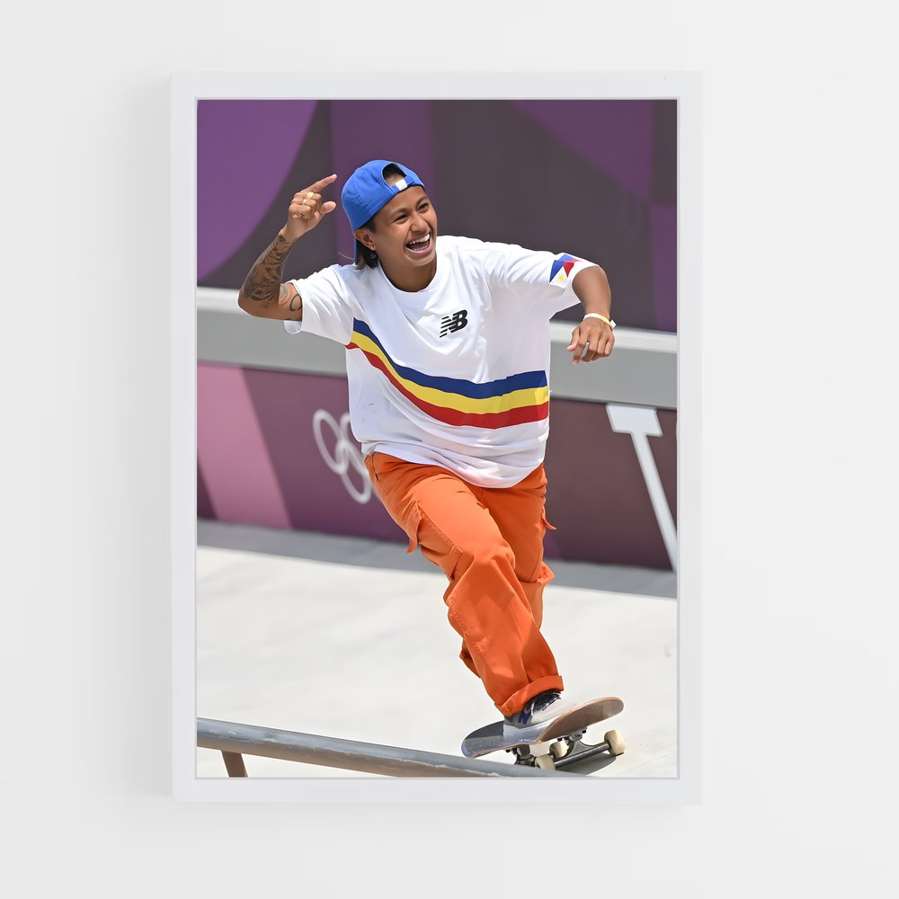 ap-olympics skateboarding-1 cadre Blanc