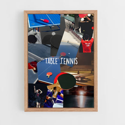 ap-olympics table tennis-5 cadre Bois clair