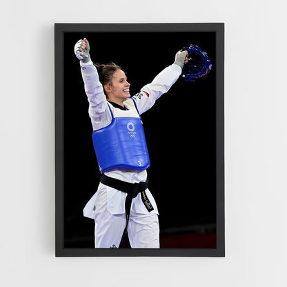 ap-olympics taekwondo-2 cadre Noir