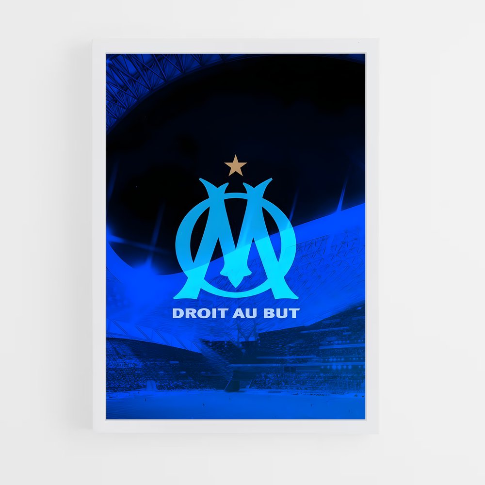 ap-olympique de marseille-9 cadre Blanc