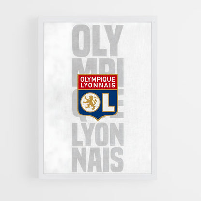 ap-olympique lyonnais-8 cadre Blanc