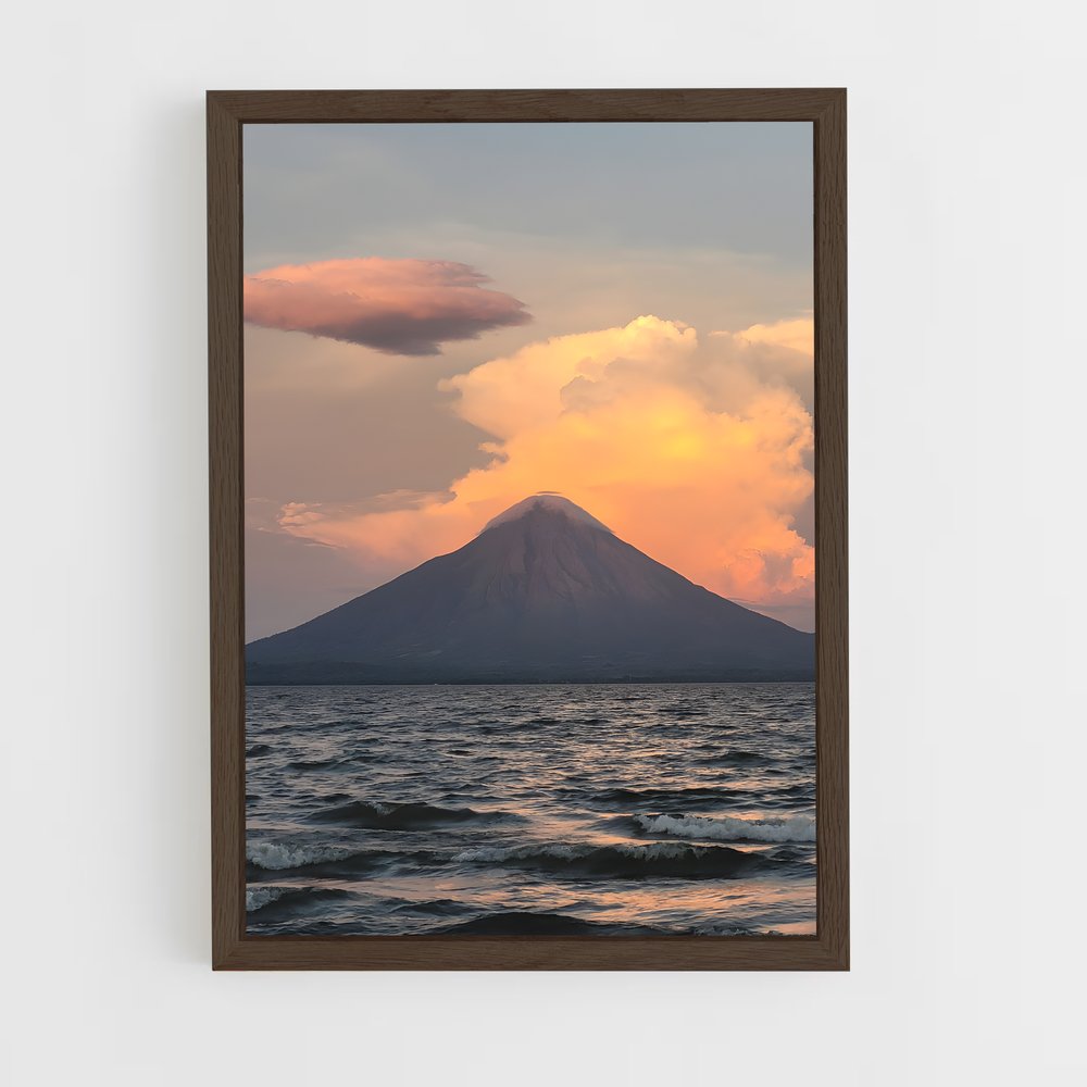 ap-ometepe island-2 cadre Bois foncé