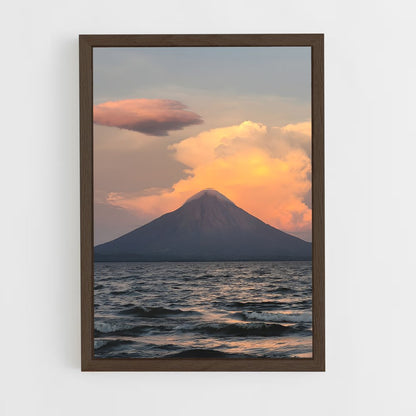 ap-ometepe island-2 cadre Bois foncé