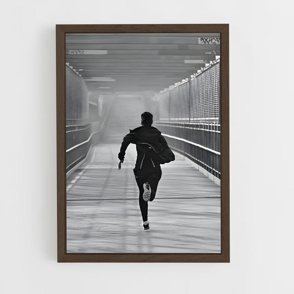 ap-on running-4 cadre Bois foncé