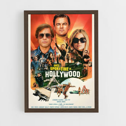ap-once upon a time in hollywood-5 cadre Bois foncé