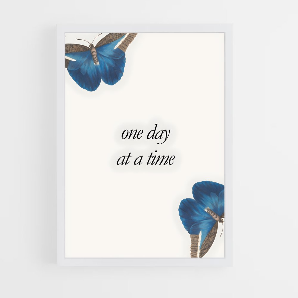 ap-one day at a time-1 cadre Blanc