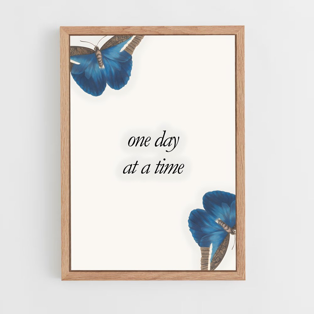 ap-one day at a time-1 cadre Bois clair