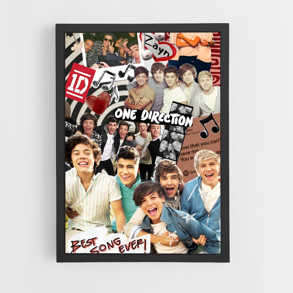 ap-one direction-1 cadre Noir