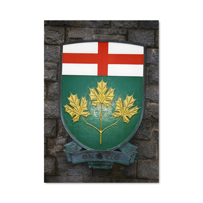 Poster Croix d'Ontario