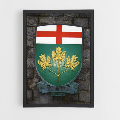 ap-ontario flag-1 cadre Noir