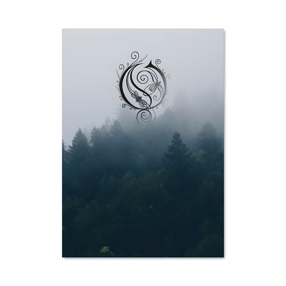 Poster Spirale Noire
