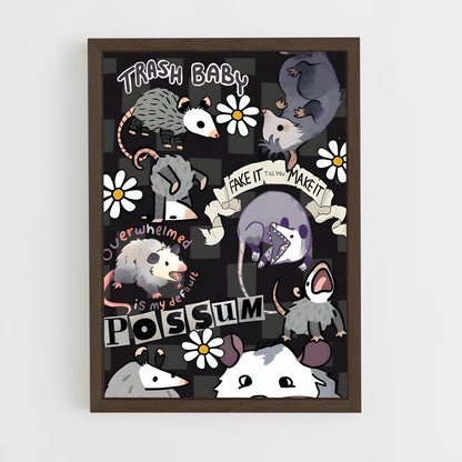 ap-opossum-3 cadre Bois foncé